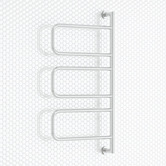 Hydrotherm Australia Hydrotherm 400 x 750mm 6 Bar Swivel Heated Towel Rail