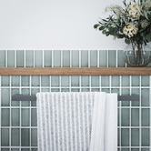 Forme Bathroom Collection Square 600mm Single Towel Rail