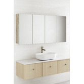 Forme Bathroom Collection Logan 1500mm Mirrored Shaving Cabinet