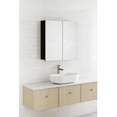 Forme Bathroom Collection Logan 750mm Mirrored Shaving Cabinet