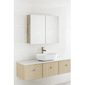 Forme Bathroom Collection Logan 900mm Mirrored Shaving Cabinet