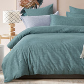 CleverPolly Sage Cuddles Quilt Cover Set | Temple & Webster