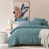CleverPolly Sage Cuddles Quilt Cover Set | Temple & Webster