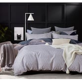 Violette Casa Earl Microfibre Reversible Quilt Cover Set