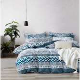 Violette Casa Connor Microfibre Reversible Quilt Cover Set
