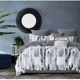 Violette Casa Jaxon Microfibre Reversible Quilt Cover Set