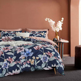 Violette Casa Botanical Arya Microfibre Quilt Cover Set