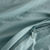 Violette Casa Seafoam Brett Vintage Washed Microfibre Quilt Cover Set