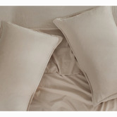 Violette Casa Natural Brett Vintage Washed Microfibre Quilt Cover Set