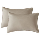 Violette Casa Natural Brett Vintage Washed Microfibre Quilt Cover Set