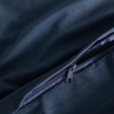 Violette Casa Navy Brett Vintage Washed Microfibre Quilt Cover Set