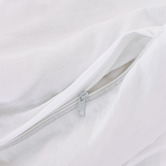 Violette Casa White Brett Vintage Washed Microfibre Quilt Cover Set