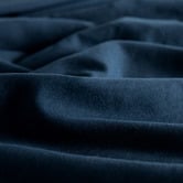 Violette Casa Navy Brett Vintage Washed Microfibre Quilt Cover Set