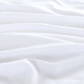 Violette Casa White Brett Vintage Washed Microfibre Quilt Cover Set
