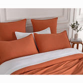 Violette Casa Brett Vintage Washed Microfibre Standard Pillowcases