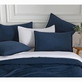 Violette Casa Brett Vintage Washed Microfibre Standard Pillowcases