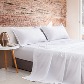 Violette Casa Brett Vintage Washed Microfibre Sheet Set