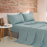 Violette Casa Brett Vintage Washed Microfibre Sheet Set