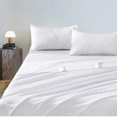 Violette Casa Brett Vintage Washed Microfibre Sheet Set