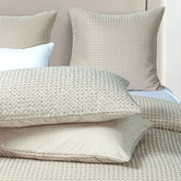 Violette Casa Beige Deluxe Waffle Quilt Cover Set