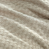 Violette Casa Beige Deluxe Waffle Quilt Cover Set