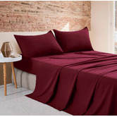 Violette Casa Brett Vintage Washed Microfibre Single Sheet Set