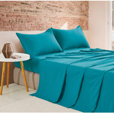 Violette Casa Brett Vintage Washed Microfibre Single Sheet Set