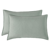 Violette Casa Brett Vintage Washed Microfibre Standard Pillowcases