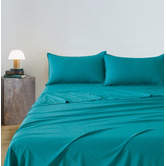 Violette Casa Brett Vintage Washed Microfibre Single Sheet Set
