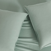 Violette Casa Sage Brett Vintage Washed Microfibre Quilt Cover Set