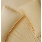 Violette Casa Butter Brett Vintage Washed Microfibre Quilt Cover Set