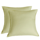 Violette Casa Brett Vintage Washed Microfibre European Pillowcases