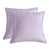 Violette Casa Brett Vintage Washed Microfibre European Pillowcases