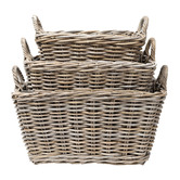 Wicka 3 Piece Columbia Tapered Rattan Basket Set