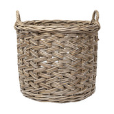 Wicka Lido Herringbone Rattan Basket