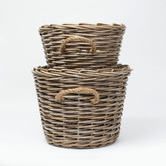 Wicka 2 Piece Lupa Rattan Basket Set