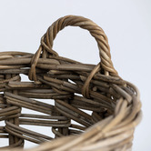 Wicka 2 Piece Lido Herringbone Rattan Basket Set