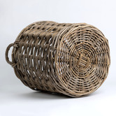 Wicka 2 Piece Lido Herringbone Rattan Basket Set