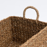 Wicka 3 Piece Hillbrook Seagrass Utility Basket Set