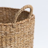 Wicka 3 Piece Nantucket Banded Seagrass Basket Set