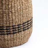 Wicka 3 Piece Nantucket Banded Seagrass Basket Set