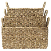 Wicka 3 Piece Hillbrook Seagrass Utility Basket Set