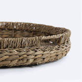 Wicka Bellagio Woven Seagrass &amp; Water Hyacinth Tray