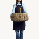 Wicka Tilbrook Kubu Cane Carry Basket