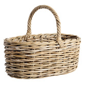 Wicka 2 Piece Dalton Kubu Cane Carry Basket Set