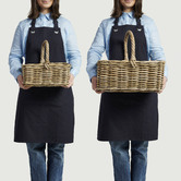 Wicka 2 Piece Harrington Cane Carry Basket Set