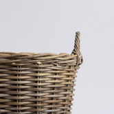 Wicka Pachino Cane Round Storage Basket