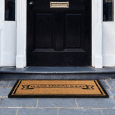 Wicka Shoes Vintage-Style Coir Doormat