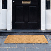 Wicka Natural Lands End Hand-Knotted Coir Doormat
