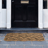 Wicka Old Navy Hand-Knotted Coir Doormat